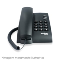 TELEFONE PLENO PRETO C/CHAVE INTELBRAS