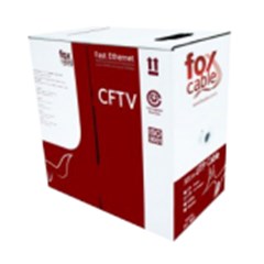 CABO REDE UTP CFTV 305 MTS FOX CABLE BRA