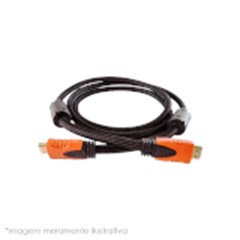 CABO HDMI P/ HDMI 1.4C 5.0M NYLON PRETO 