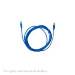 PATCH CORD CAT5E 3M UTP AZUL-(CABO DE CO