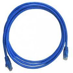 PATCH CORD CAT5E 1M UTP AZUL-(CABO DE CO