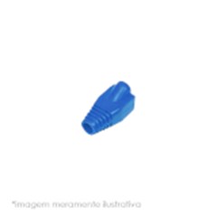 CAPA PARA PLUG MODULAR RJ45 AZUL