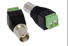 CONECTOR BNC FEMEA COM BORNE