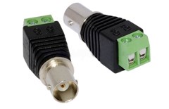 CONECTOR BNC FEMEA COM BORNE