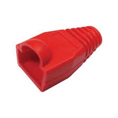 CAPA PARA PLUG MODULAR RJ45 VERMELHO