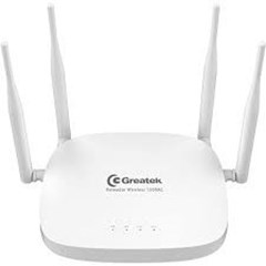 ROTEADOR OUTLET WIFI GREATEK 1200MBPS PORTA GIGABIT GWR1200AC BRANCO ACCESS POINT REPETIDOR