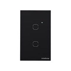 INTERRUPTOR SMART ZIGBEE TOUCH 2 PRETO EZS 1002