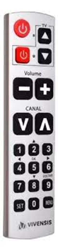 CONTROLE REMOTO SENIOR PARA RECEPTOR VIVENSIS VX10