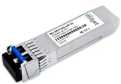 TRANSCEPTOR OPTICO 1310NM 10KM SMF LC DDM DUPLEX 10GBASE-LR SFP+ MILJET