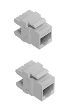 CONECTOR RJ45 FEMEA 180° CAT 6 KEYSTONE JACK