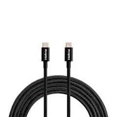 CABO USB - USB-C 1,5M NYLON PRETO EUAC 15NP