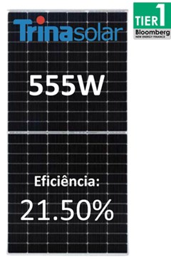 MODULO PAINEL SOLAR 555W TRINA 30MM