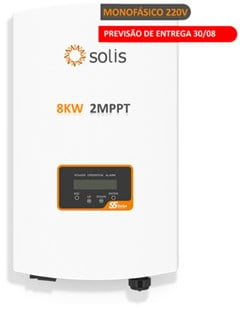 INVERSOR SOLIS 8KW ON GRID 220V 2MPPT